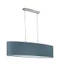 Eglo Pendant Pasteri Steel Satin Nickel | IP20 - Suitable for 2x E27 
